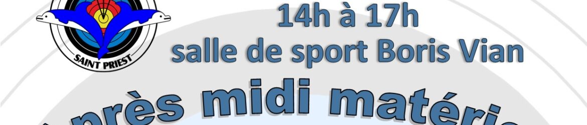 Après midi matériel petit